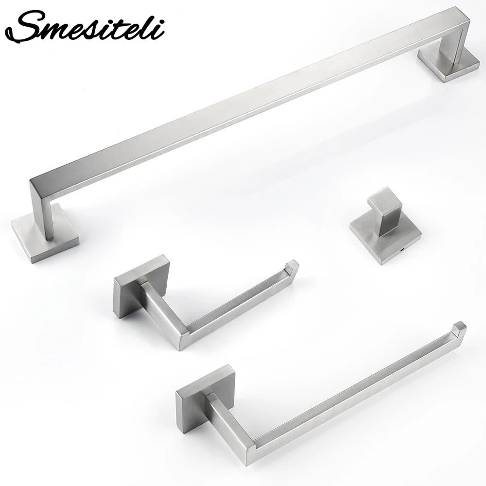 Bathroom Hardware Set Robe Hook Towel Rail Bar Shelf Tissue Paper Holder Toothbrush Holder Bathroom Accessories bathroom hardware set,bathroom hardware accessories