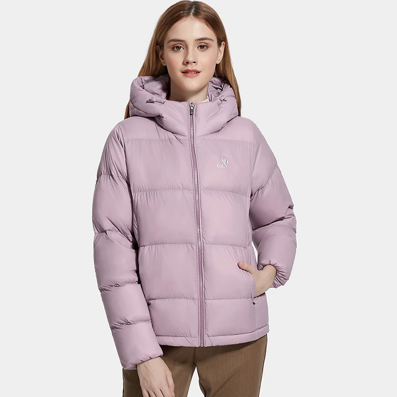 Down Jackets Warm Hooded Thickened Bread Hiking Jacket for Men Women GOLDEN CAMEL down jackets