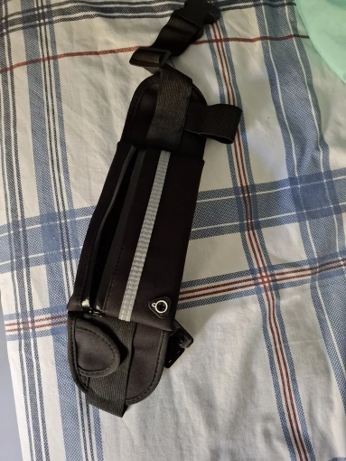 Pochete Esportiva cintura Preta porta celular garrafa utensílios para Corrida Preta photo review