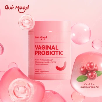 Quitmood Probiotics for Women Balance with Prebiotics, Women Probiotics with Cranberry Extract, 60 capsules women's Probiotics S 1