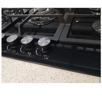Gas Stove Built-in Fierce Fire Cooker 87CM  With Oven 5 Burner  Stir Frying Cooktop European Style 5 Eyes Gas Stoves For Home 2