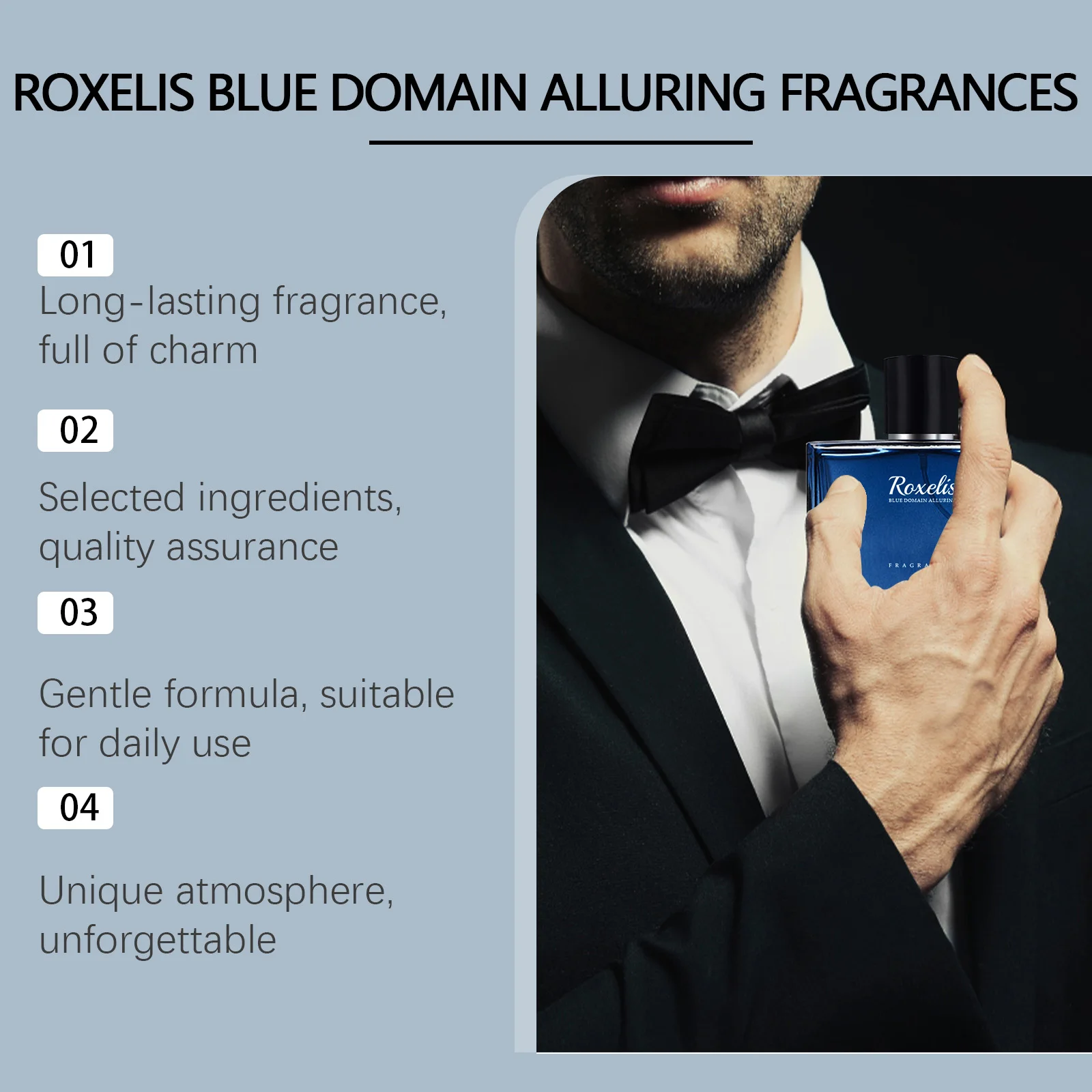 Roxelis eau de toilette för män elegant träig doft_voghion.com