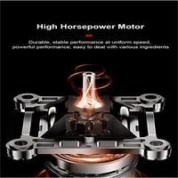 Электрический блендер 2 в 1, 400 Вт, мощный сверхмощный коммерческий блендер, кухонный комбайн, ледяные смузи, кухонный стационарный миксер — изображение 4