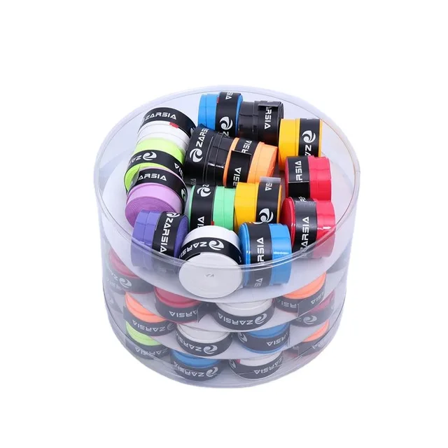 60pcs ZARSIA Sticky Anti-skid Tennis Racket Grip Sweat Badminton Grips Tennis Racket Overgrips 5