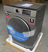Washing and Dry Machine, 2-in-1 Fully Automatic, Electric Stainless Steel, 220V 1900W, Sturdy Zinc Plate Material, capacity 14kg 1