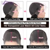 HD Lace Frontal Wig 13x6 13x4 Lace Front Human Hair Wigs Lemoda Remy Wig For Women 34 32 Inch Straight Transparent Lace Wig 6