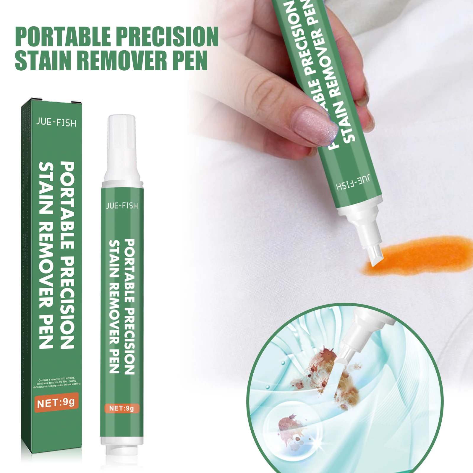 Portable Stain Remover Pen for Clothes and Fabric