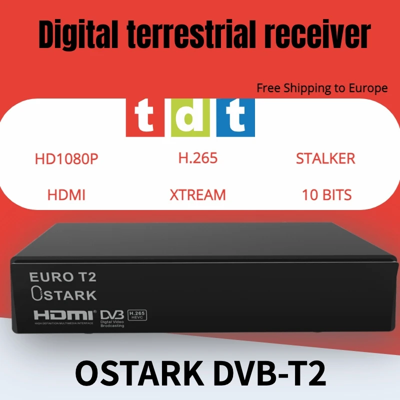 DVB T2 Ostark LCN DTT Digital terrestrial receiver TDT TDT2 DVB T2 DVB ...