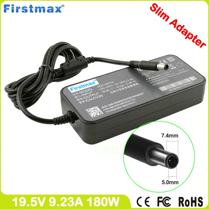 

Laptop Adapter 180W 19.5V 9.23A ADP-180MB K AC Charger for MSI GE75 Raider 8RE 8SE 9SC 9SE MS-17E1 MS-17E2 MS-17F3 Power Supply