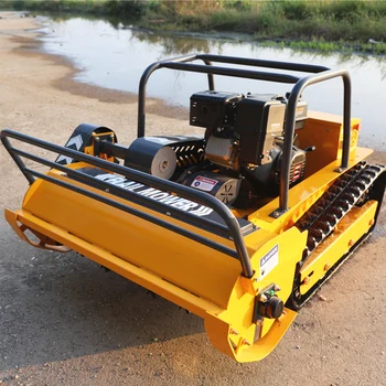 robot tosaerba con telecomando intelligente per magazzino locale, trituratore da prato, attrezzatura per diserbo agricolo a quattro tempi