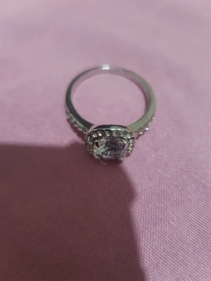 Classic Silver Color Wedding Rings photo review