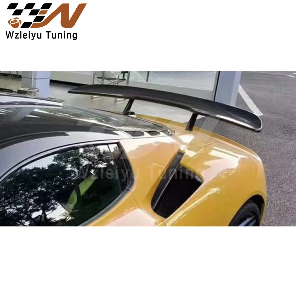 

New Style Dry Carbon Fiber Rear Trunk Spoiler Wing Fit For Maserati MC20 High Quality Fitment