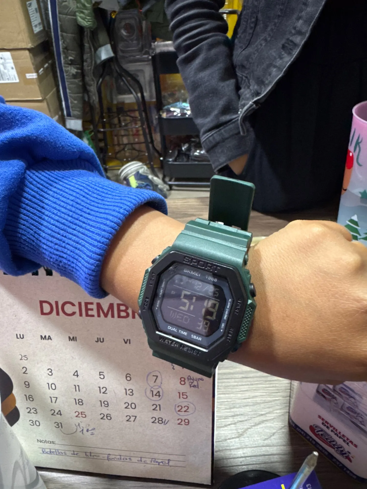 SKMEI 1988 Digital Sport Watch for Men - LED, Waterproof photo review