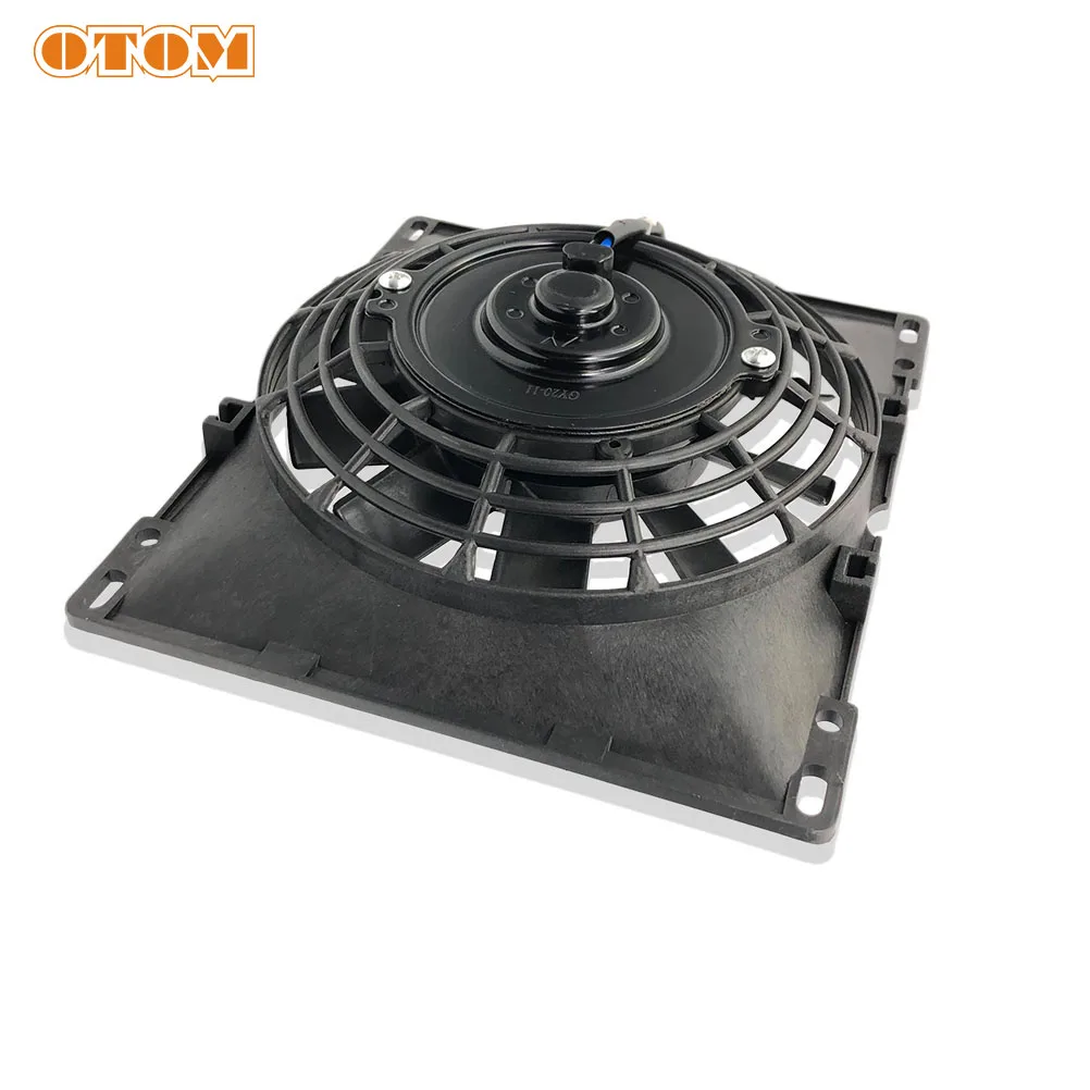 Motorcycle Accessories 7 Inch Radiator Cooling Fan Ultrathin Large Flow 60W DC 12V Electric Oil Cooler Mounting Bracket Bikes