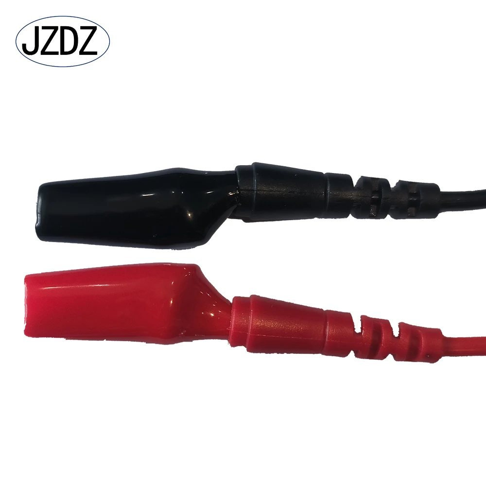 JZDZ 16 인 1 멀티미터 테스트 리드 키트, 교체 가능한 실리콘 점퍼 와이어, 악어 클립, 프로브, 바나나 플러그, 테스트 바늘