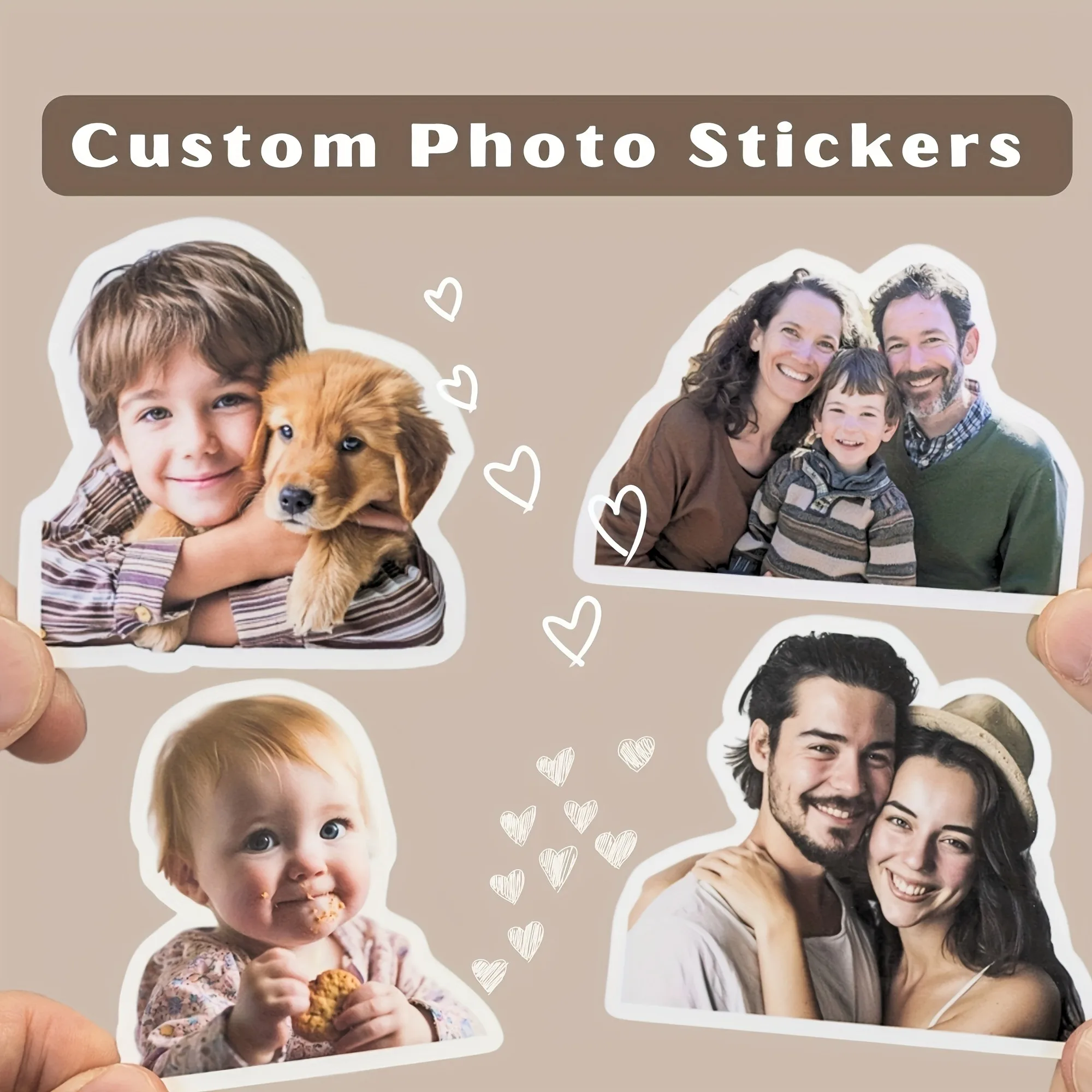 Customized Die-Cut Photo Stickers – Personal Touch