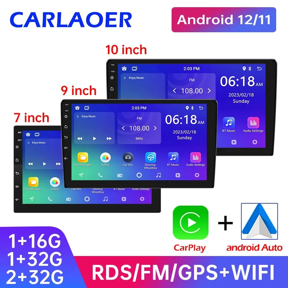 

Android 11 Car Radio Autoradio 32G 2 Din 7"/9"/10" Universal WIFI GPS Car Audio Multimedia Player For Hyundai Nissan Toyota Kia