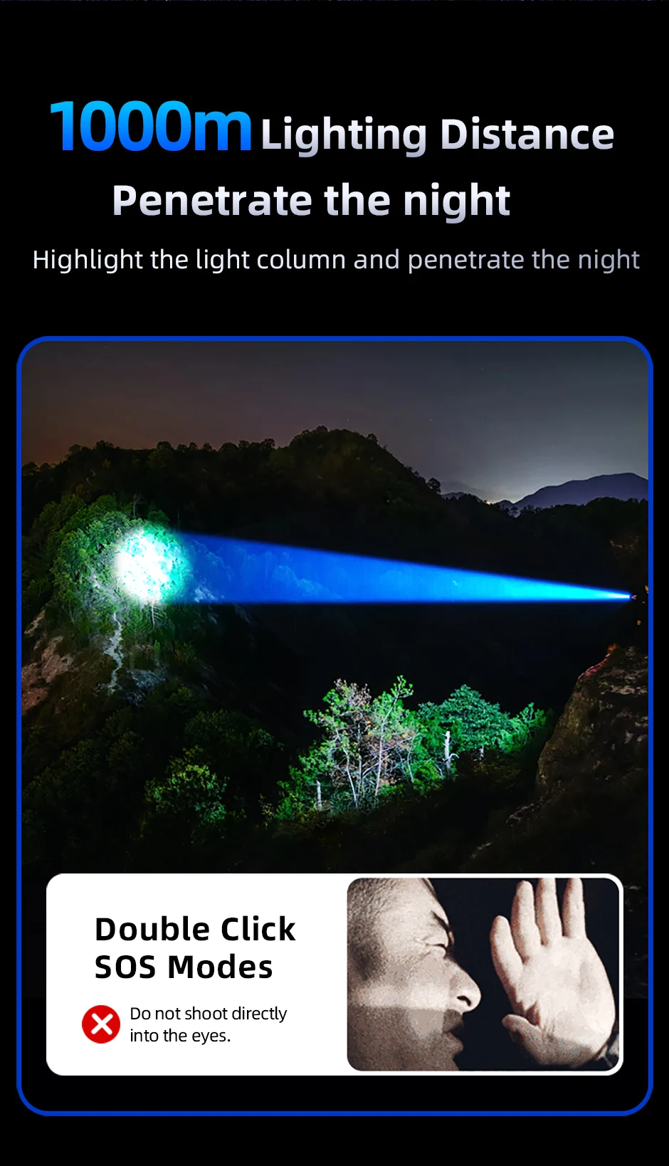 Philips SFL6168 Optical Zoom LED Flashlight description image 4