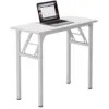 31.5" Foldable Writing Desk, No Assembly, Sturdy Folding Computer Desk for Small Space, Home Office, Dorm (80x40). 1