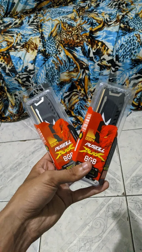 PUSKILL Memória RAM DDR4 16GB 8GB 1.2V 3200MHz 2666MHz Desktop Computer UDIMM Cooling Vest Memory Memoria photo review