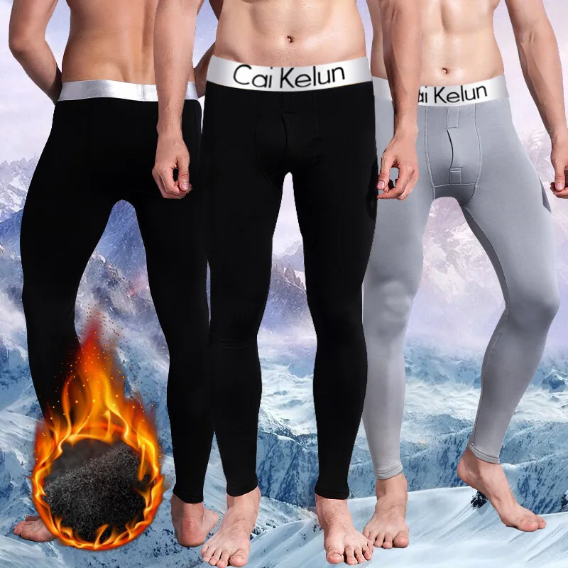 Men Thermal Underwear Men's Legging Tight Winter Warm Long John ...