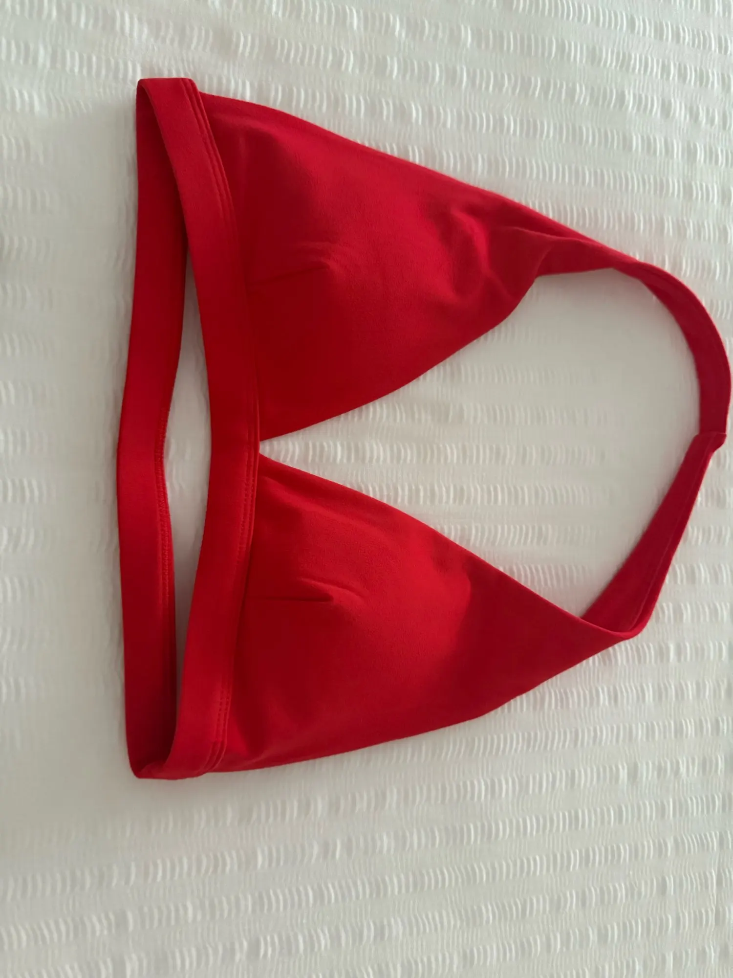 Sexy V-Neck Halter Sports Bra with Built-in Cups photo review