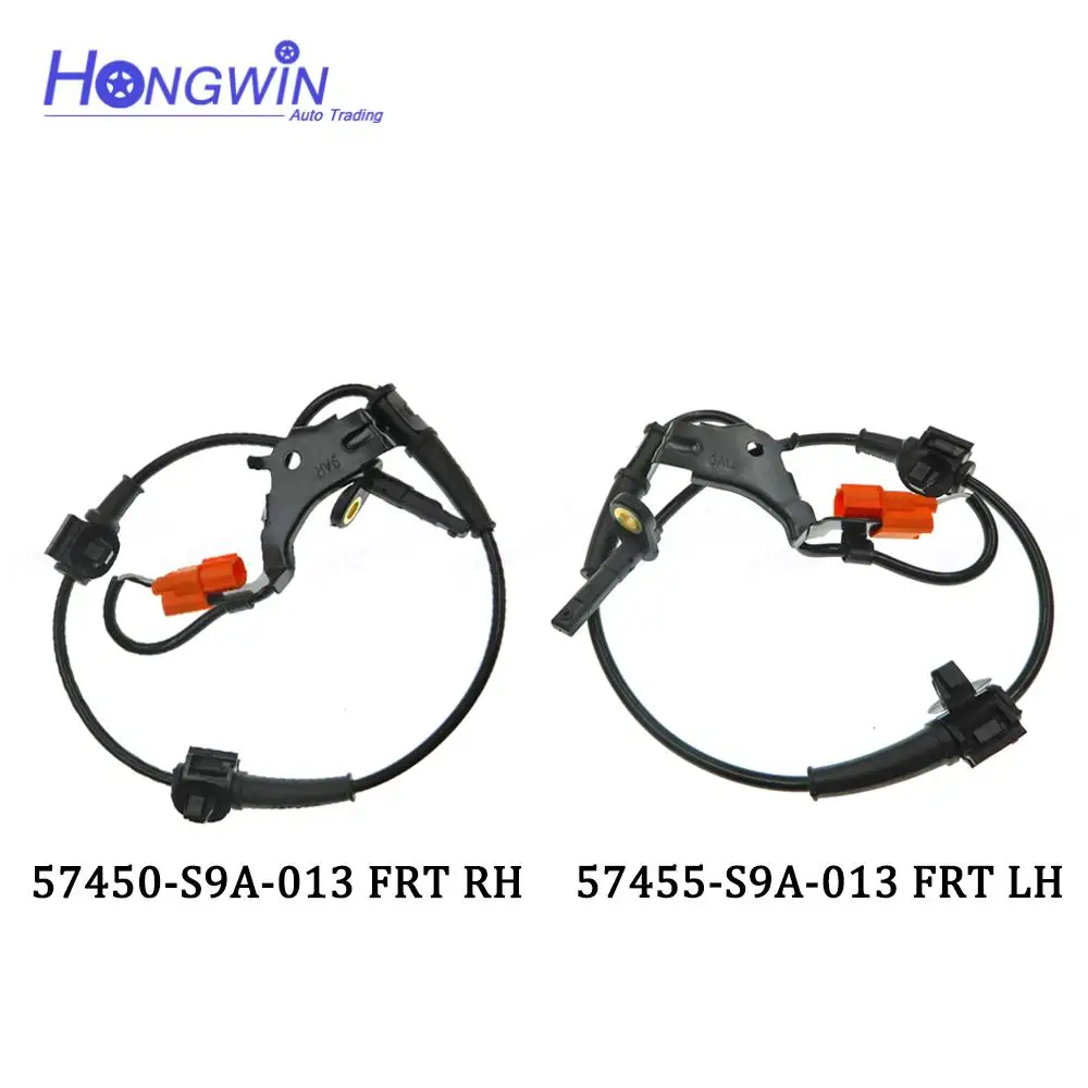 OEN SET Front Left&Right ABS Wheel Speed Sensor For Honda CR-V CRV II RD 2.4L 01-06 57455-S9A-013 57450-S9A-013 57455S9A013