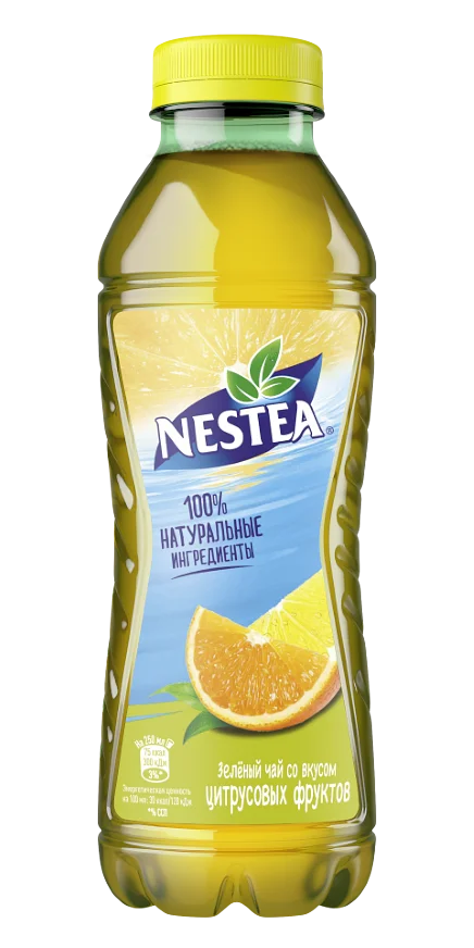 6 штук Холодный чай Nestea зеленый Цитрусовые фрукты 0