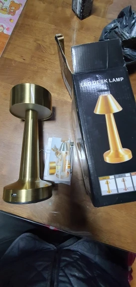 Retro LED Table Lamp – Touch, Recharge, and Illuminate Your Bar or Dining Space with 3 Elegant Colors photo review