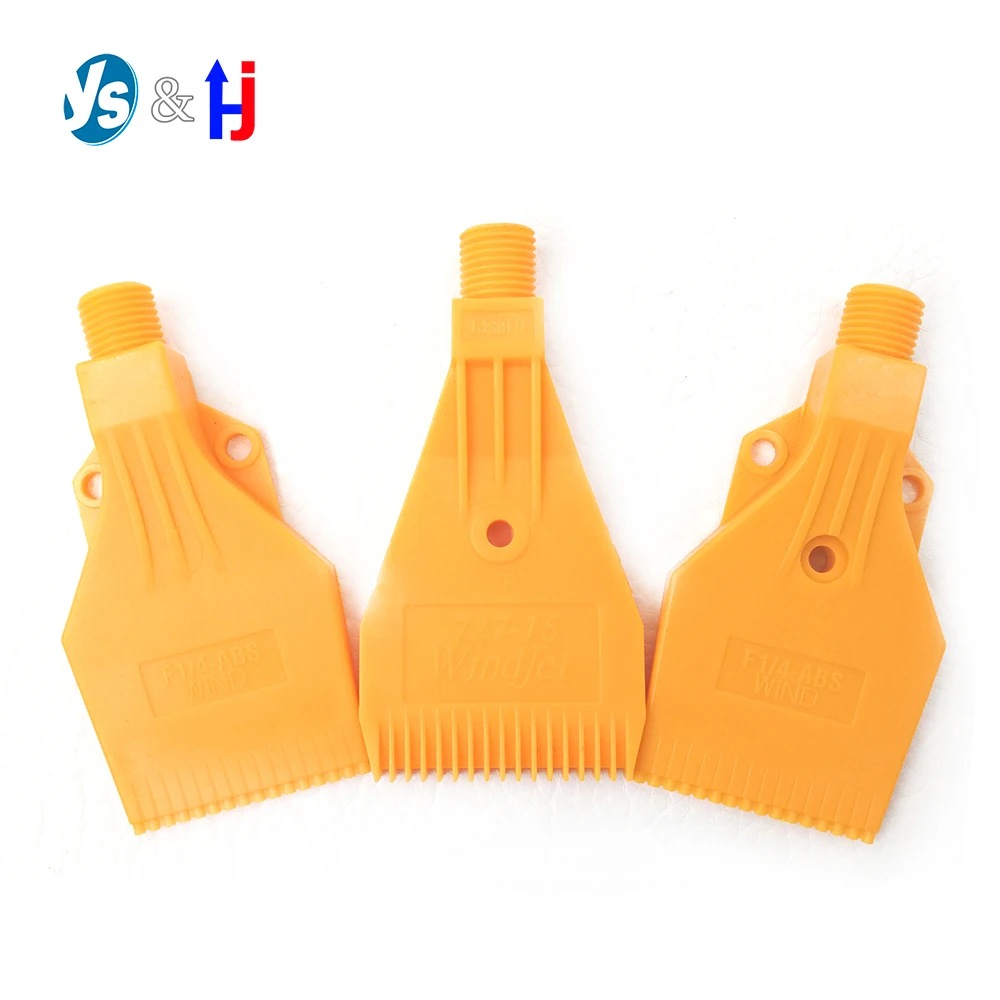 

1/4"Plastic Wind Air Blowing Nozzle,Water Compressed Air Nozzle,Air Knife Nozzle,Flat Fan Compressed Air Nozzle