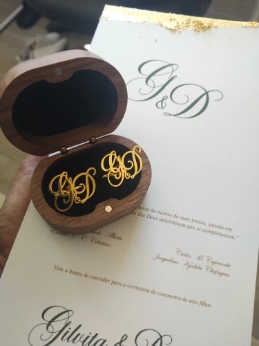 Coffret Boutons de manchette personnalisé