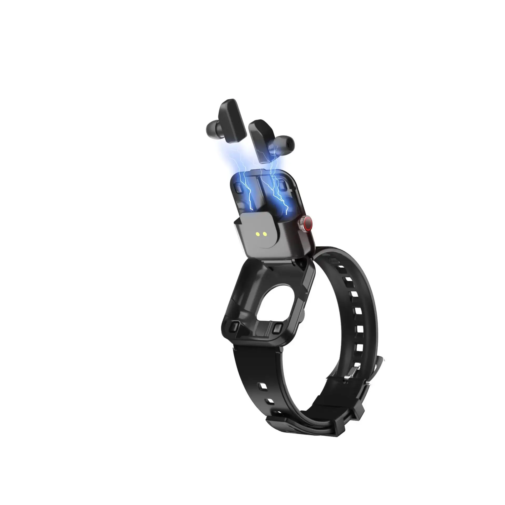 Ʈ ġ TWS 2 In 1  ȭ   ̾ 1.91 ġ    м Smartwatch ȵ̵ IOS