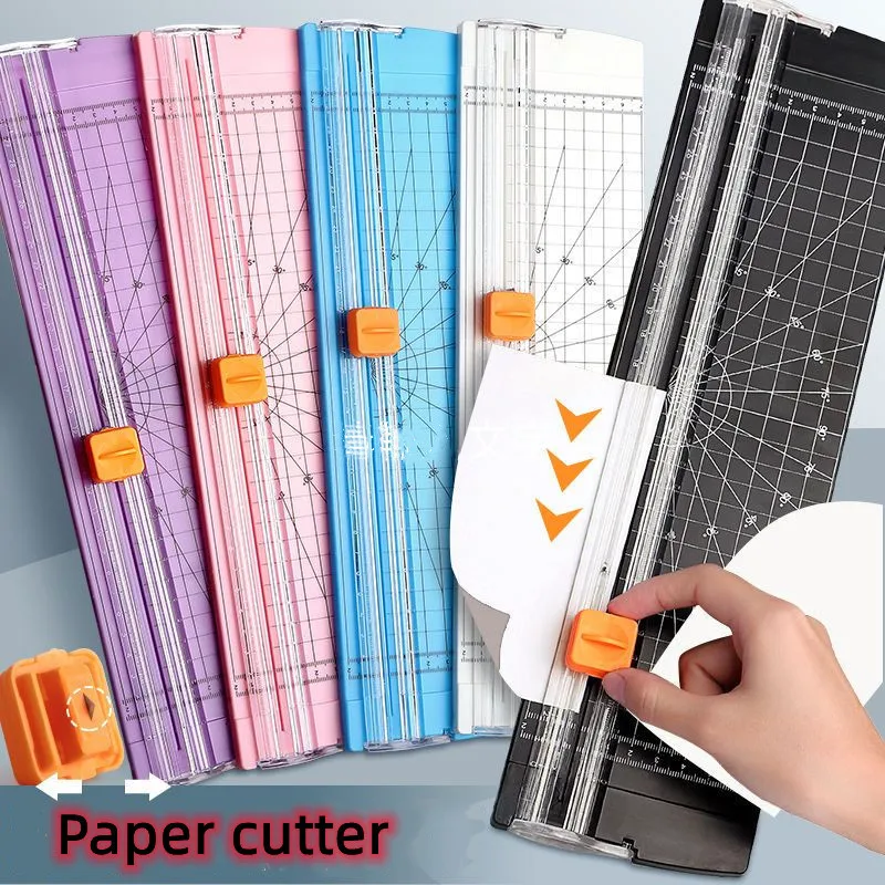 A4 Paper Cutting Machine Paper Cutter Art Trimmer Crafts Photo Scrapbook Blades DIY Office Home Stationery Knife paper guillotine trimmer home office school paper photo cutter tools professional cutting machine y98a