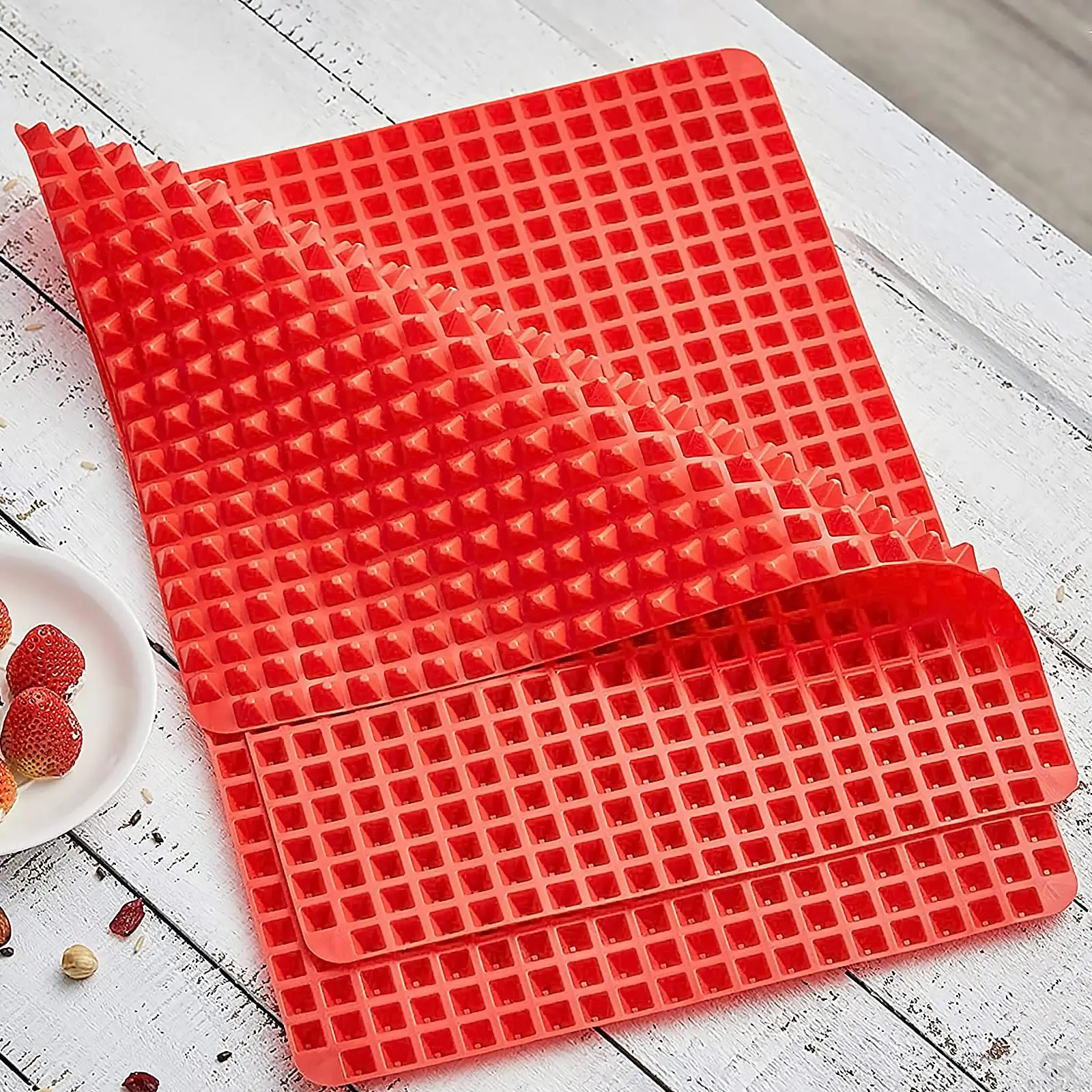 Silicone Cooking Mat Pyramid Sheets Non-Stick Baking Cooking Mat Microwave  Oven Tray Baking Sheet Pastry Cooking Mat - AliExpress