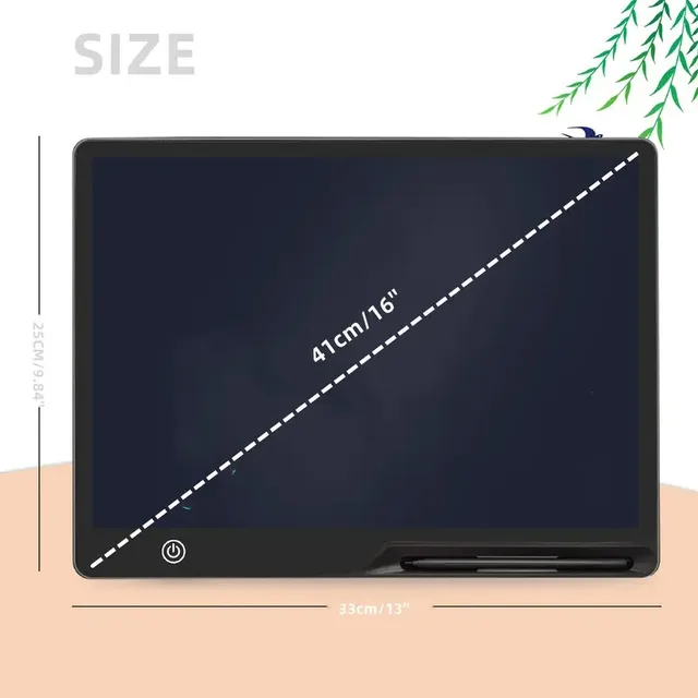 16Inch Rechargeable LCD Writing Tablet Toddler Doodle Board Drawing Tablet, Erasable Reusable Electronic Drawing Pads for Kids 2