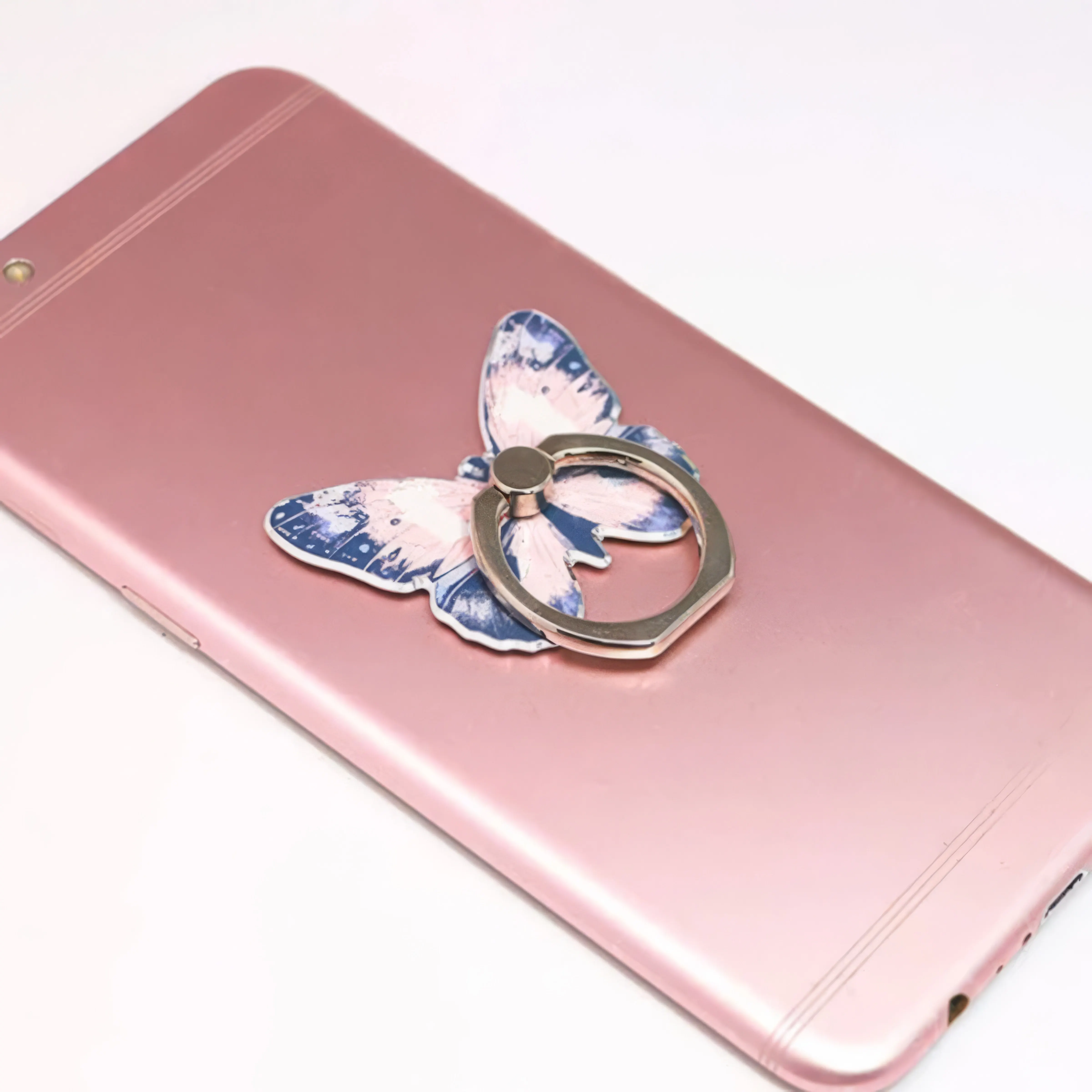 1 Butterfly Phone Holder Pink/purple, Butterfly Pattern Phone Ring Holder, Compatible with Most Phones, Accessory 2