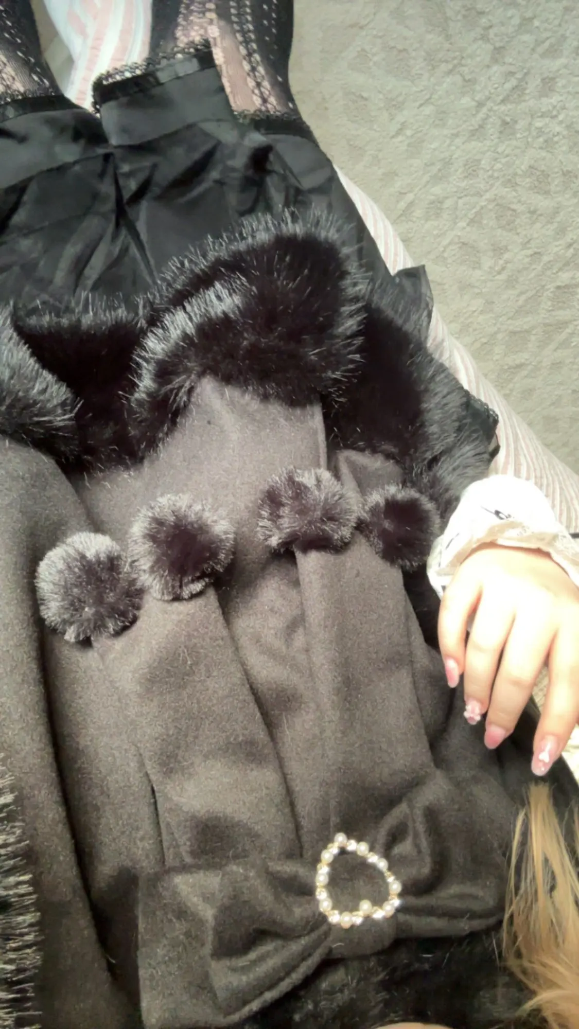 Hooded Fluffy Cat Eared Cloak photo review