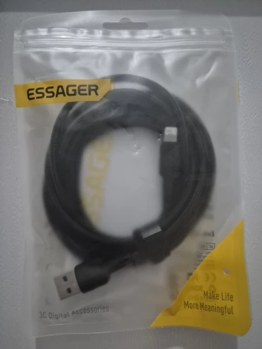 Essager Fast Charging For iPhone Usb Cable 11 12 13 Pro Max Mini Xs Xr X SE 8 7 6 Plus 6s 5 5s 2.4A Wire For iPhone Charger Cord photo review