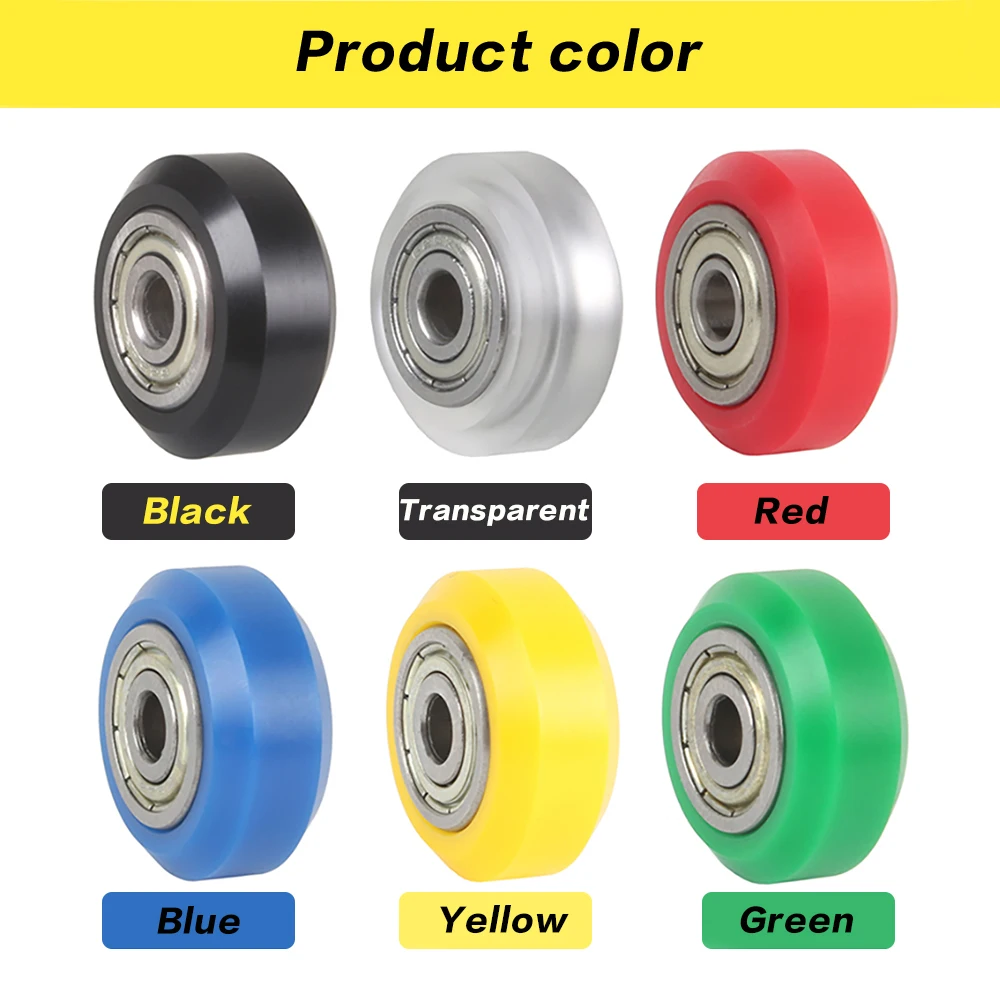Xcr Impressora 3d Multicolorido Policarbonato Roda de Plástico Cnc Polia de Pom Elevação de Alta Velocidade Rolamentos Opentbuilds para Ender 12 24 Peças - Imagem 3