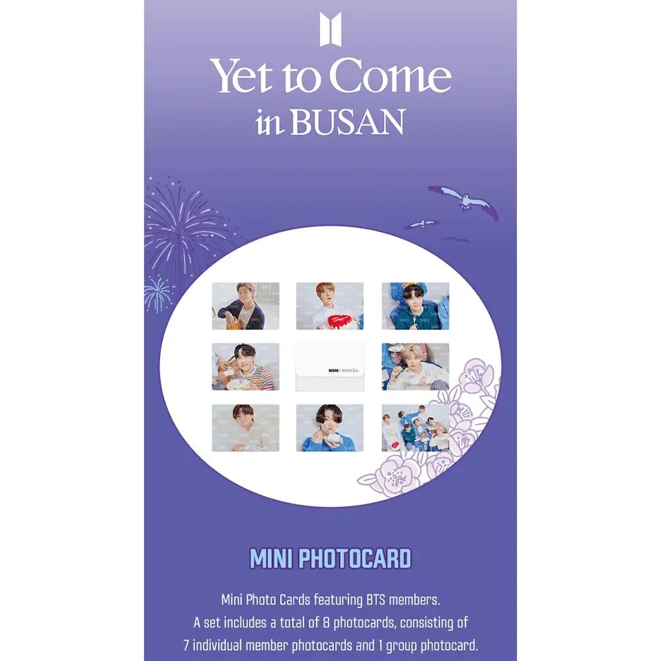 100%新品，品質保証】 BTS Yet to Come Busan ミニフォト カード/MINI
