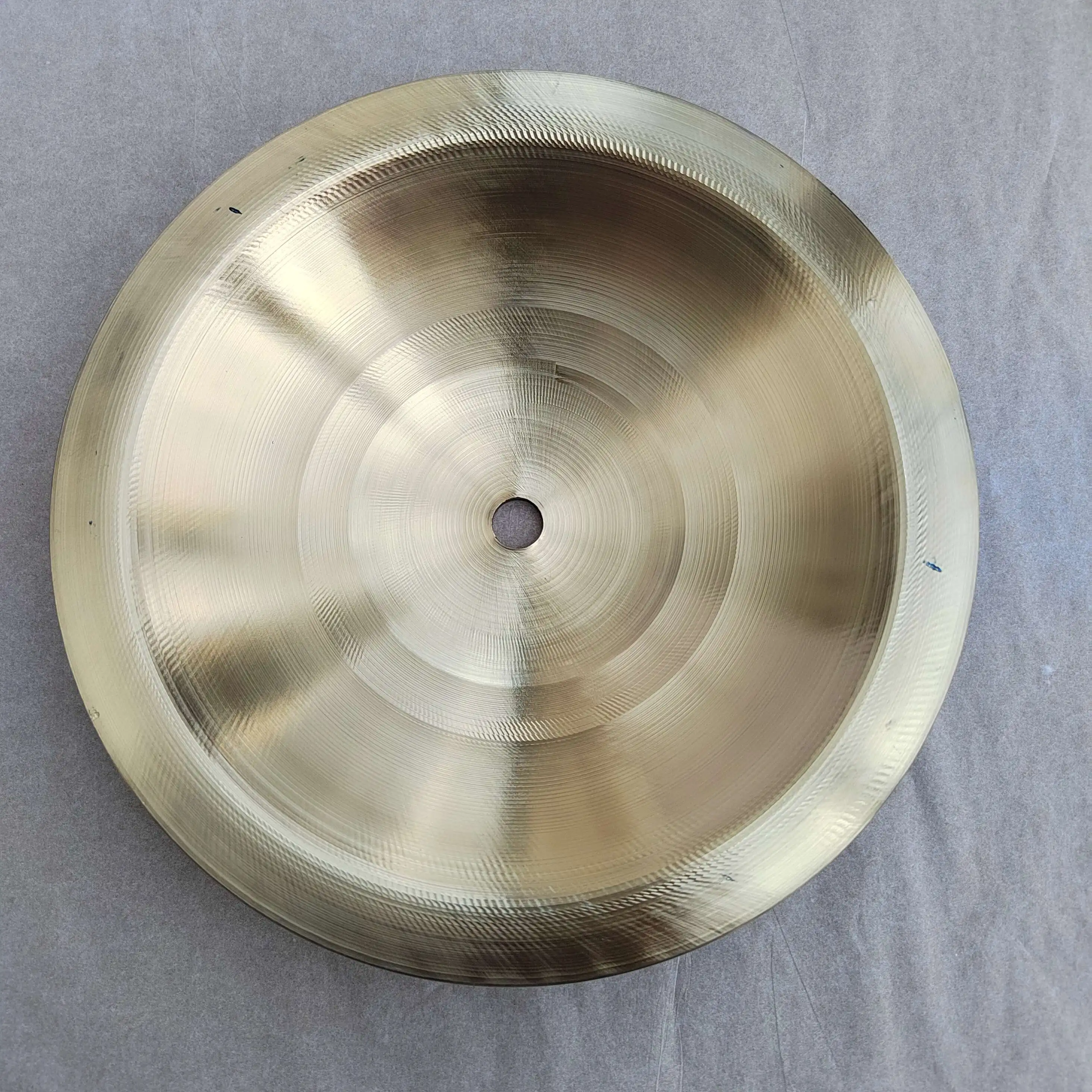 B20 Handmade Cymbal Gold Color Polished Surface 6 inch Bell Cymbal