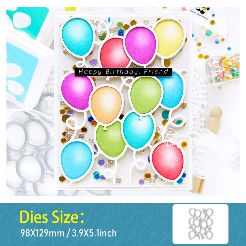 Metal Die Cut Balloon Scrapbooking Balloon Dies Card Making Cutting Dies Aliexpress