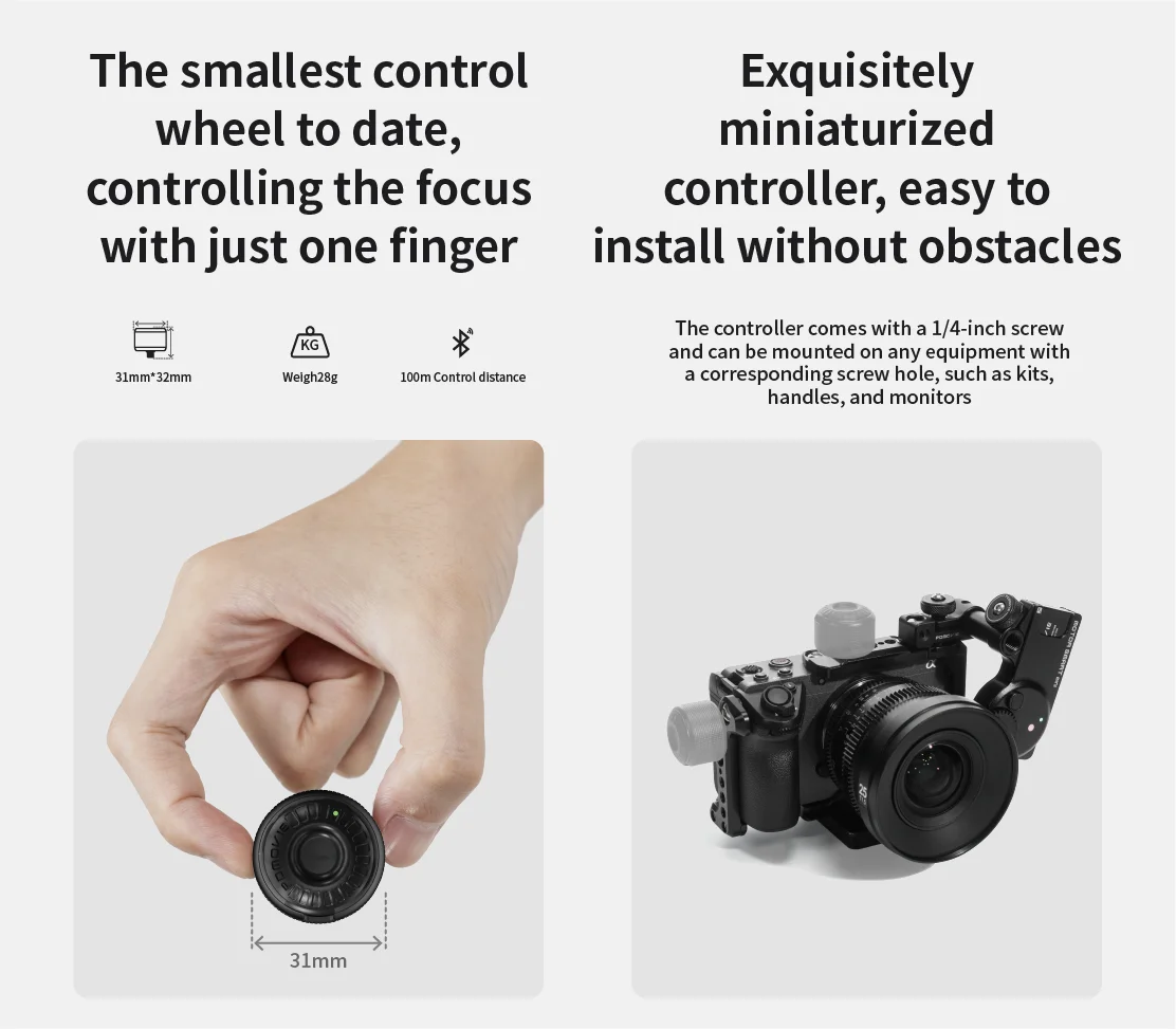 PDMOVIE LIVE AIR3 SMART MINI LiDAR Autofocus Wireless Lens Control System for Ci