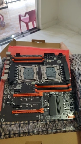 MOUGOl X99 Dual CPU Gaming Motherboard Set lntel Xeon E5 2680 V4&DDR4 64GB (4*16GB) LGA2011-3 M.2 NVME for Server Computer Host photo review