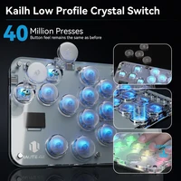 Haute42 Fighting Stick Mini Hitbox Leverless Controller For PC/PS4/PS5/Switch Joystick Arcade Hitbox Controller Keyboard Gaming - Image 4