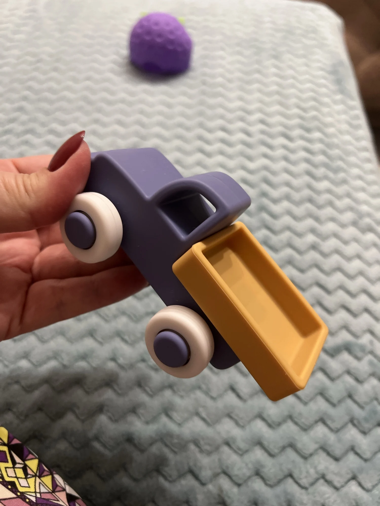 Montessori Baby Silicone Car Toys 0 12 Months Newborn Baby Things Silicone Baby Teether Toy Car Educational Toy Silicone Blocks photo review