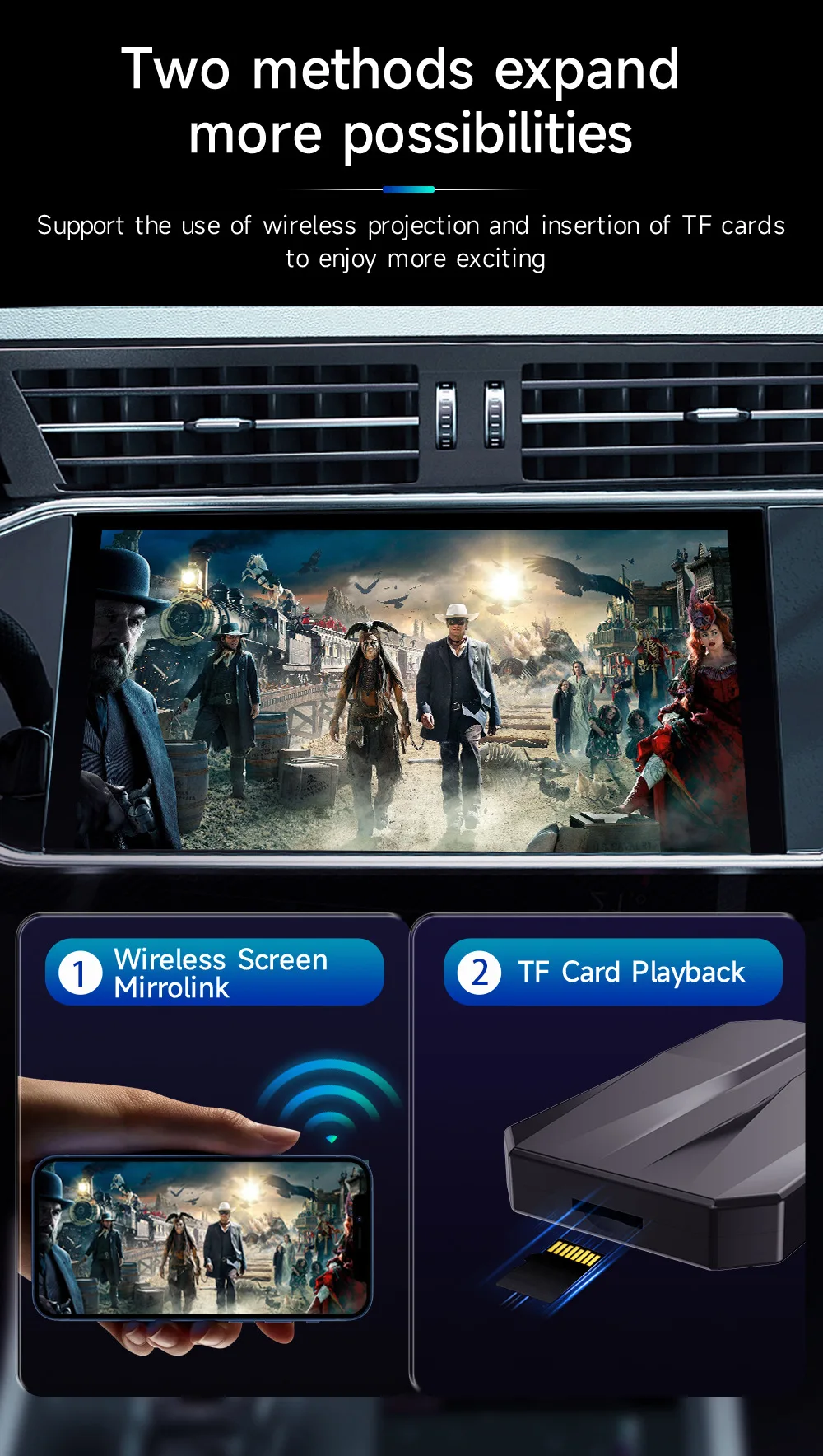 A676a0b3058864e88984cf3c93852eb0cD CarPlay Smart AI Box Plus Android 11 Wired To Wireless CarPlay Android Auto Video App Adapter Car Intelligent System