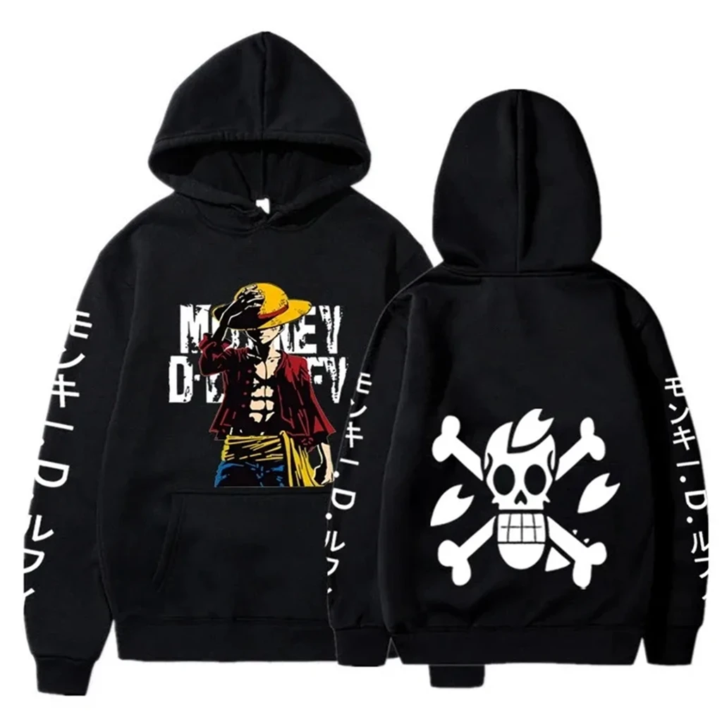 One Piece Japanese Anime Cotton Hoodies Cool Luffy Hoodie Pullover Print Hoodie Winter Hoody Fashion Long Sleeve Top Clothes- A676e2acb4aaa4e669fa3c94eefad31ddV