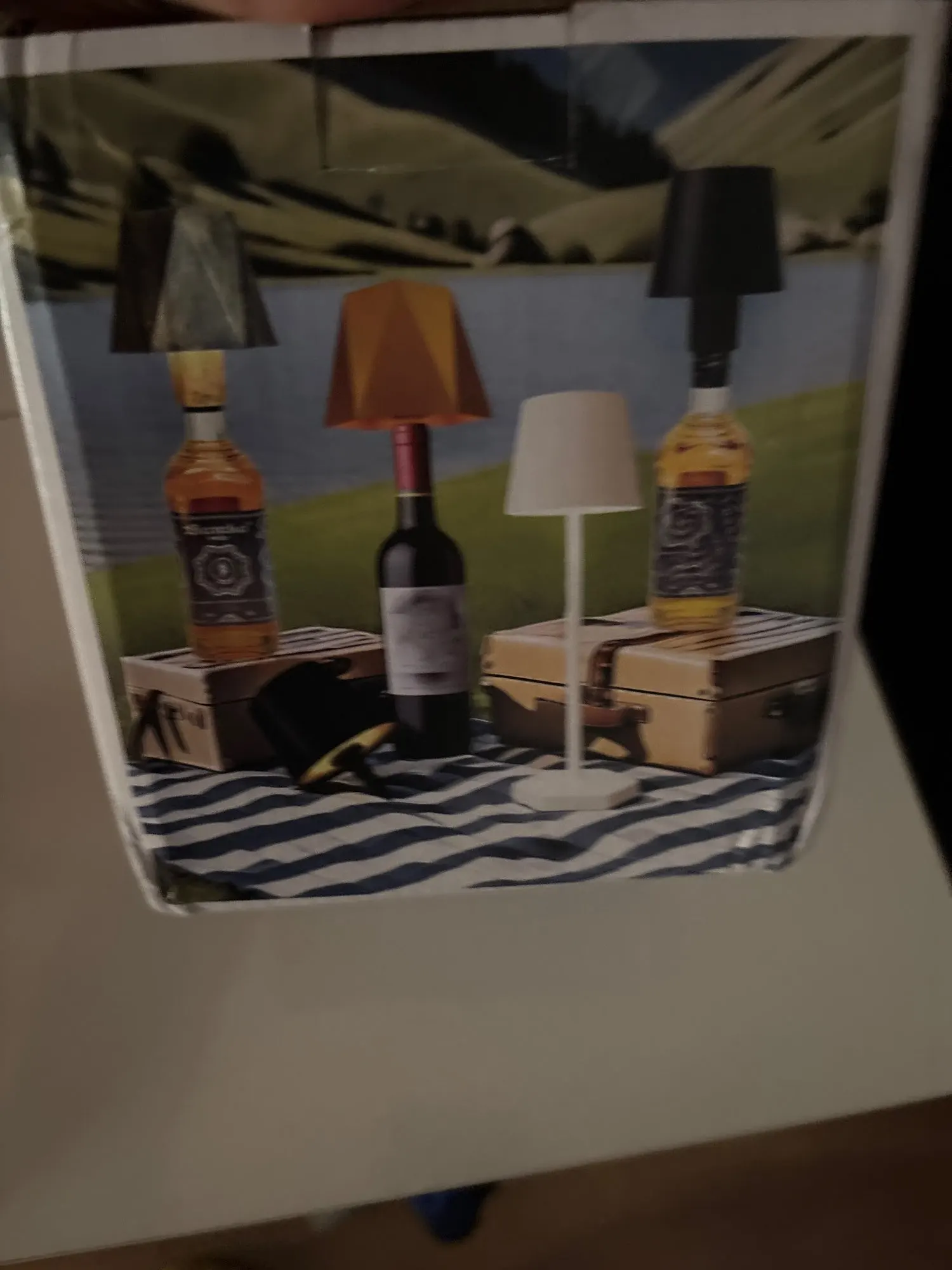 Rechargeable LED Table Lamp Touch Switch 3 Levels Dimmable Desk Lights Bar Club Dinner Creative Decorative Ambient Lighting photo review