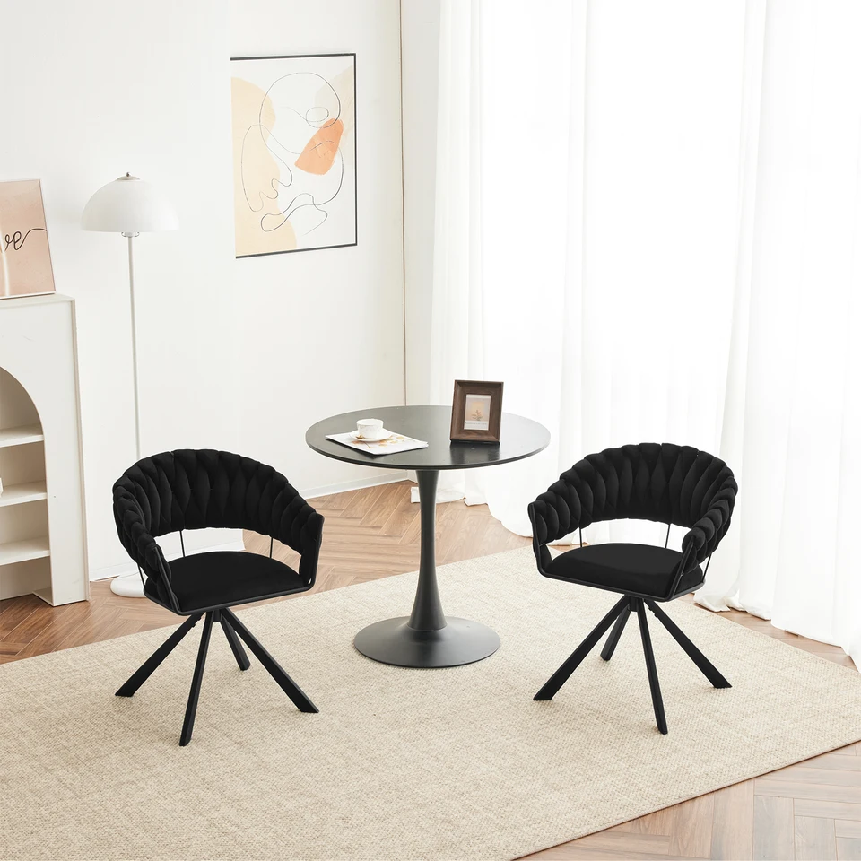 pz/set sedie da pranzo girevoli sedie da cucina imbottite